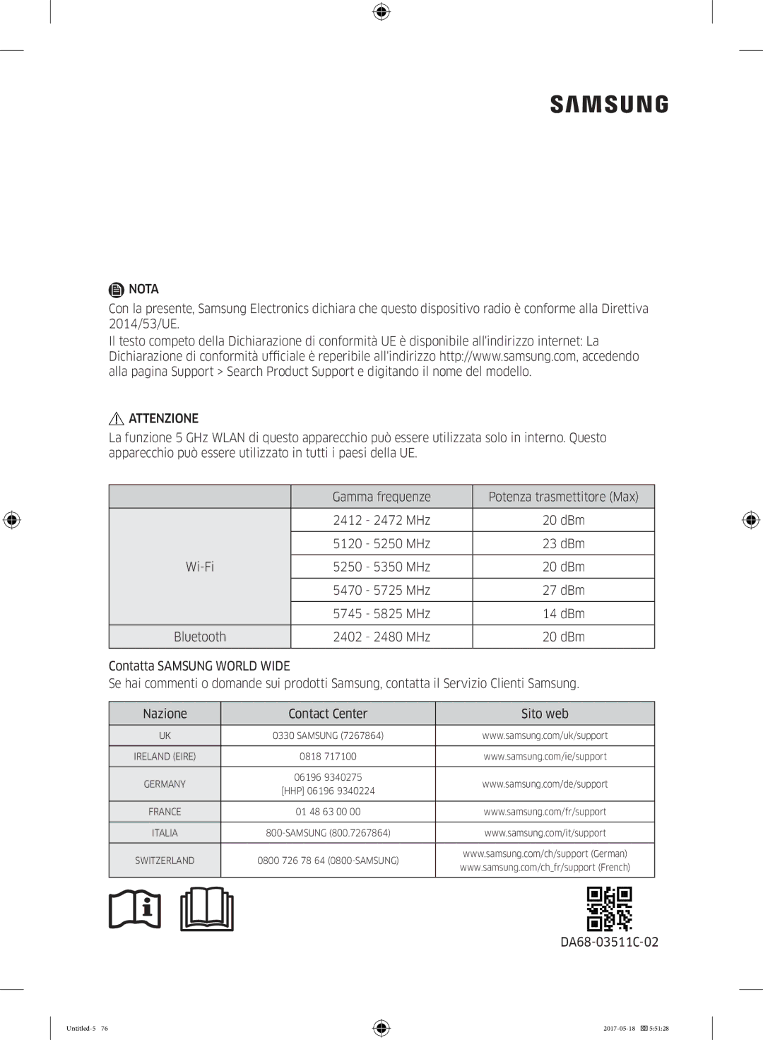 Samsung RL37J501MSA/EG, RB38K7998S4/EF, RB38M7998S4/EF manual Nota 