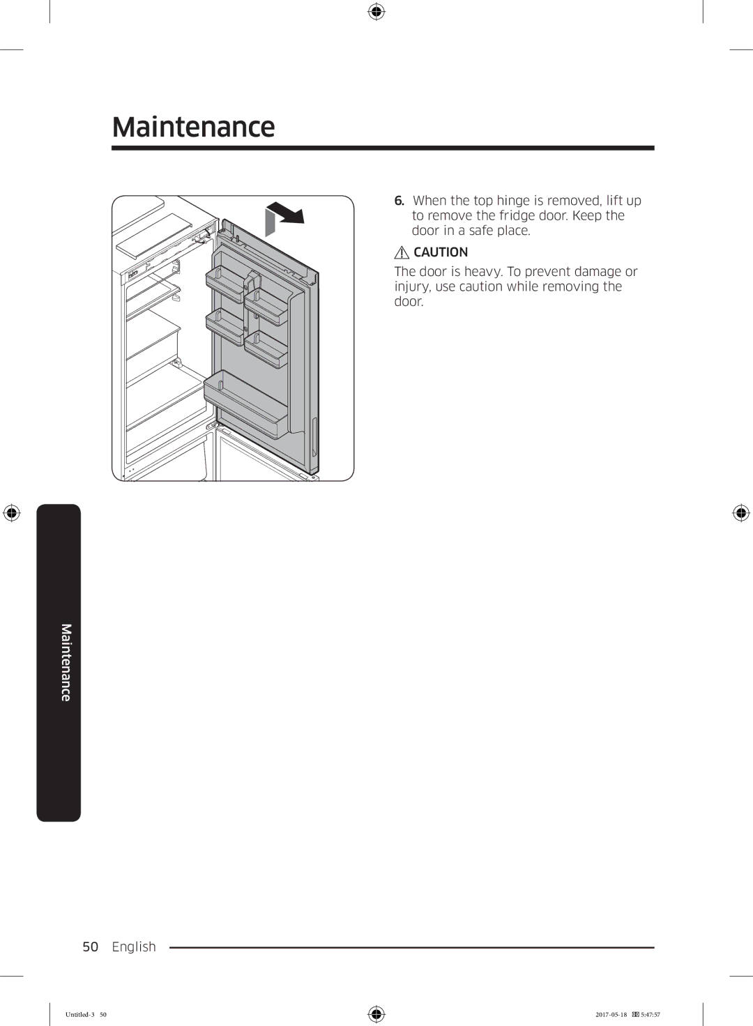 Samsung RB38M7998S4/EF, RB38K7998S4/EF, RL37J501MSA/EG manual Maintenance 