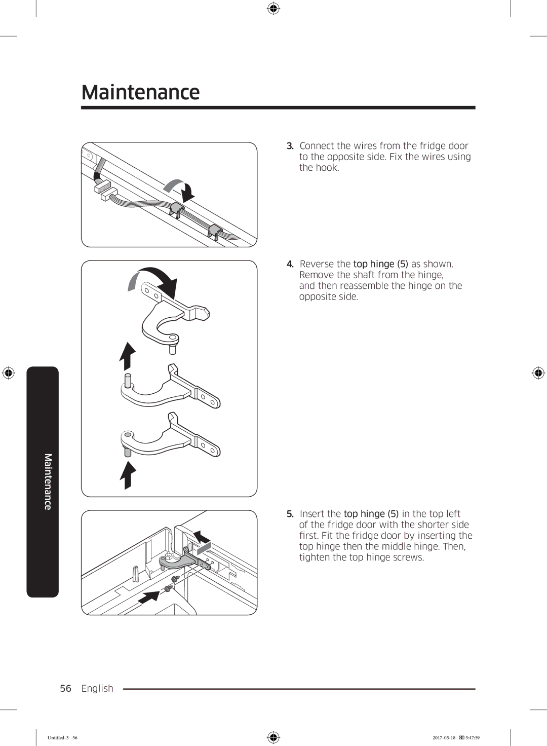 Samsung RB38M7998S4/EF, RB38K7998S4/EF, RL37J501MSA/EG manual Maintenance 