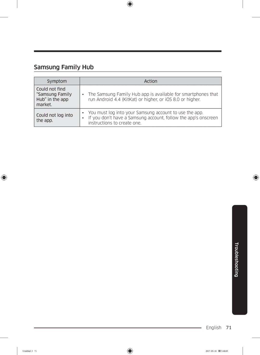 Samsung RB38M7998S4/EF, RB38K7998S4/EF, RL37J501MSA/EG manual Samsung Family Hub 