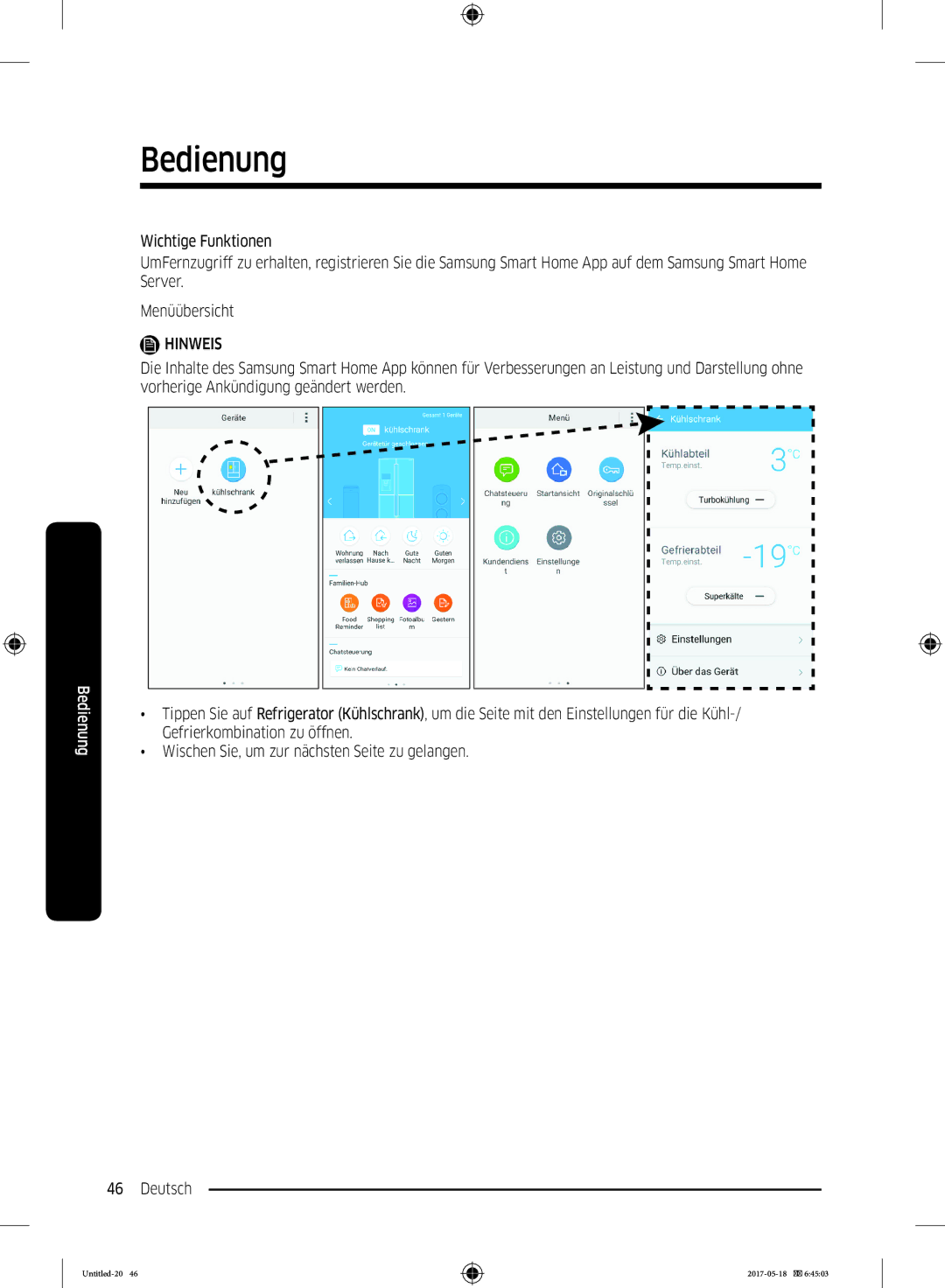 Samsung RB38K7998S4/EF manual Bedienung 