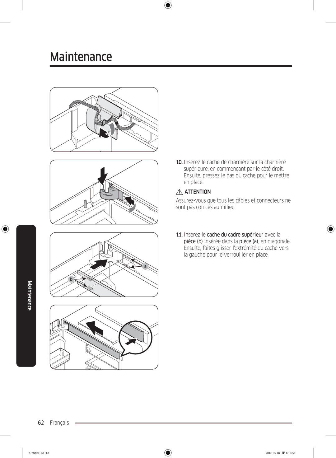 Samsung RB38K7998S4/EF manual Maintenance 