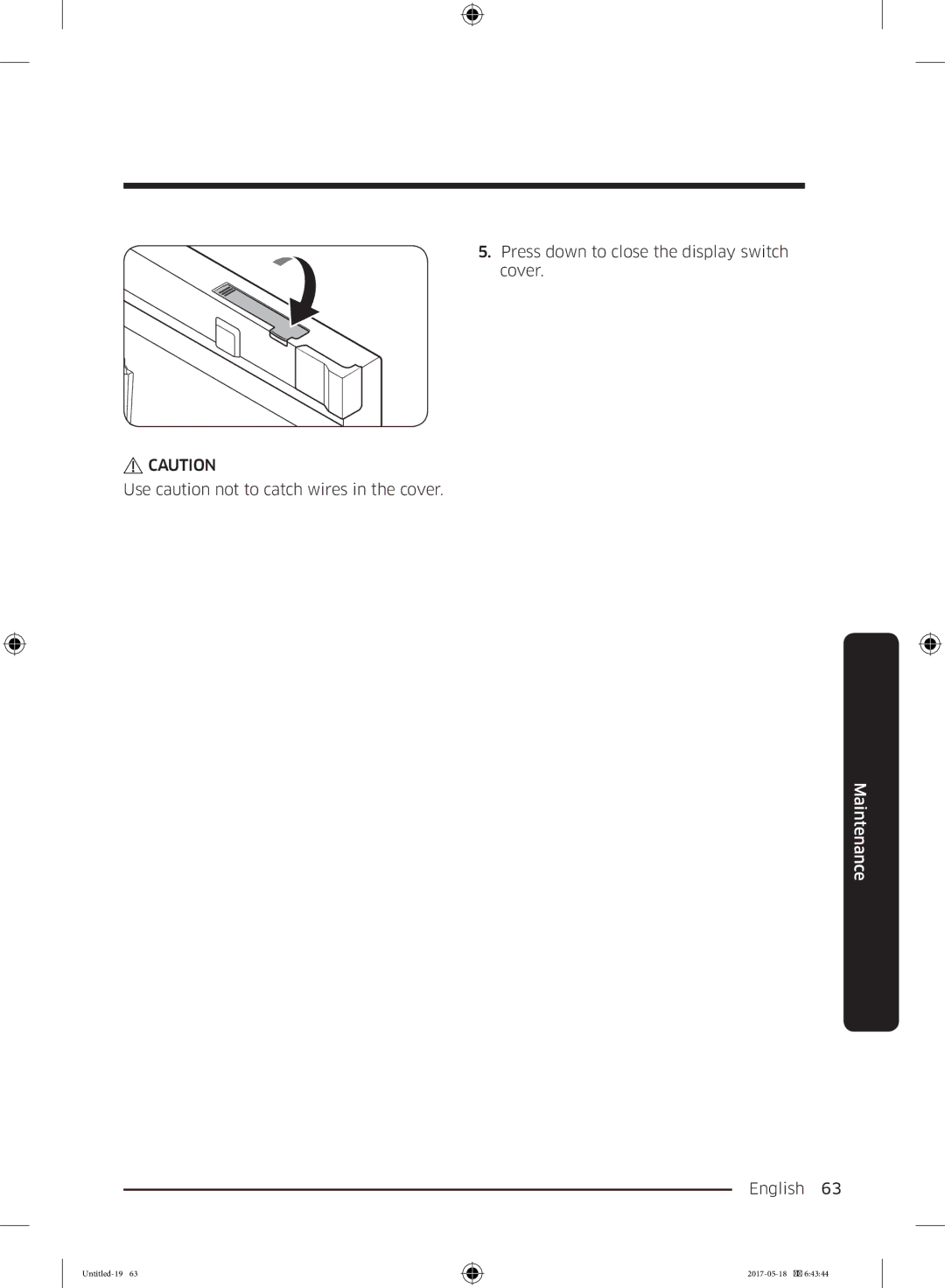 Samsung RB38K7998S4/EF manual Maintenance 