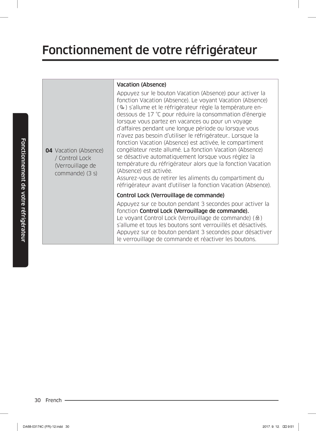 Samsung RB33J3200WW/EF, RB41J7359S4/EF, RB41J7215SR/EF, RB41J7000WW/EF, RB33J3000WW/EF Fonctionnement de votre réfrigérateur 