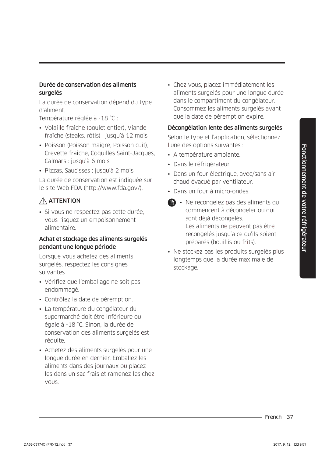 Samsung RB41J7215SR/EF, RB41J7359S4/EF, RB41J7000WW/EF, RB33J3000WW/EF, RB41J7859S4/EF Fonctionnement de votre réfrigérateur 