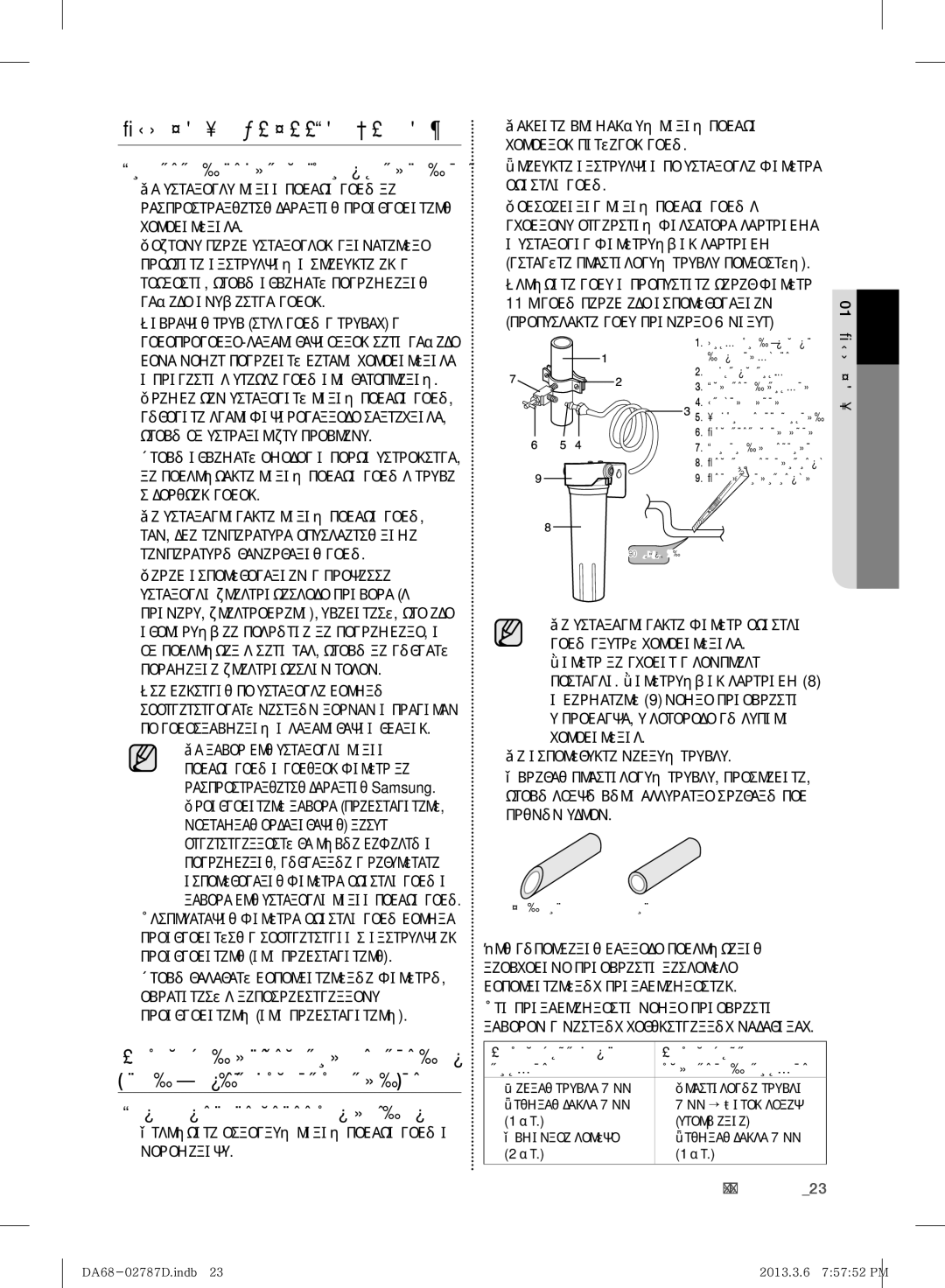 Samsung RF220NCTASP/ML manual Прочтите внимательно перед установкой, Подсоединение линии подачи воды 