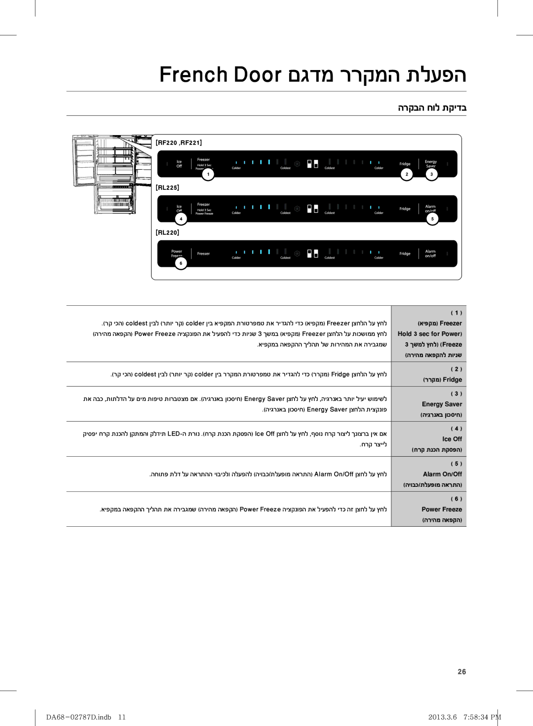 Samsung RF220NCTASP/ML manual `S\QV6`ĨĝĞĩĳĳĲĩğĵħĭįğ 