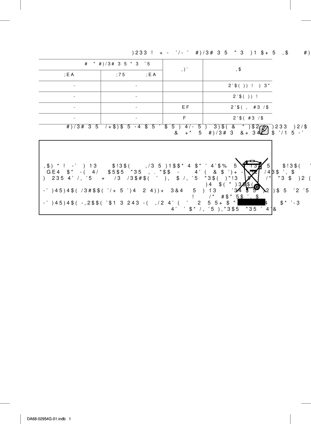 Samsung RF23HCEDBSR/ML השלכה נאותה של מוצר זה, השלכה של ציוד חשמלי ואלקטרוני, ישים במדינות שפועלות בהן מערכות איסוף נפרדות 