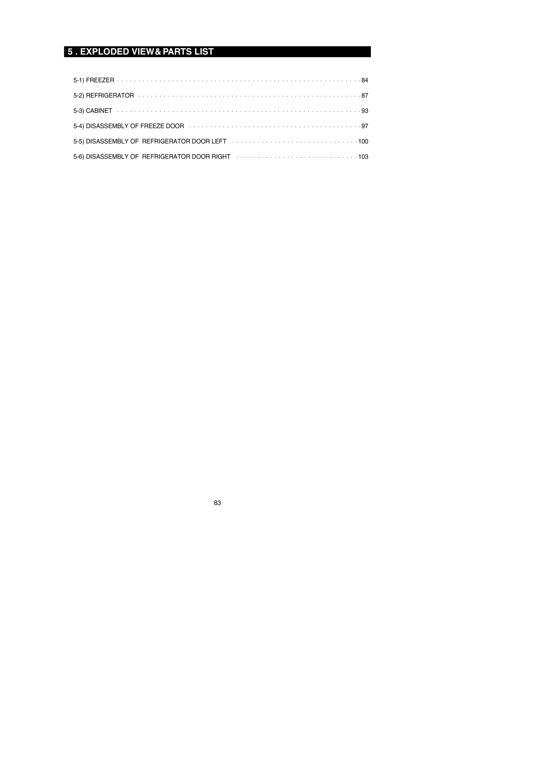 Samsung RF26XAE**, RF267AEBP, RF267AE**, RF26XAERS, RF26XAEPN, RF26XAEXAA, RF267AERS, RF267AEWP Exploded VIEW& Parts List 