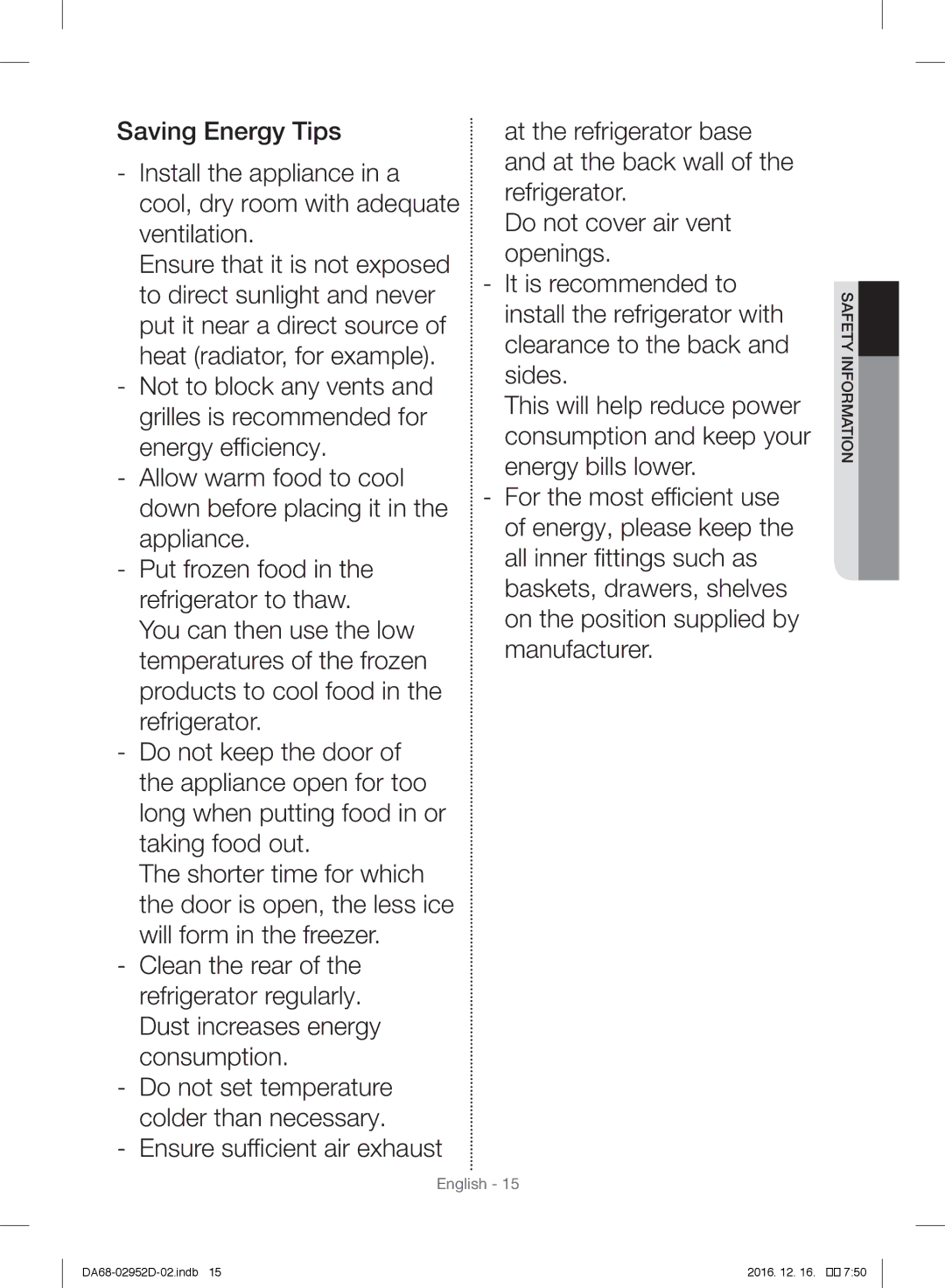 Samsung RF28HMEDBSR/ML manual English 