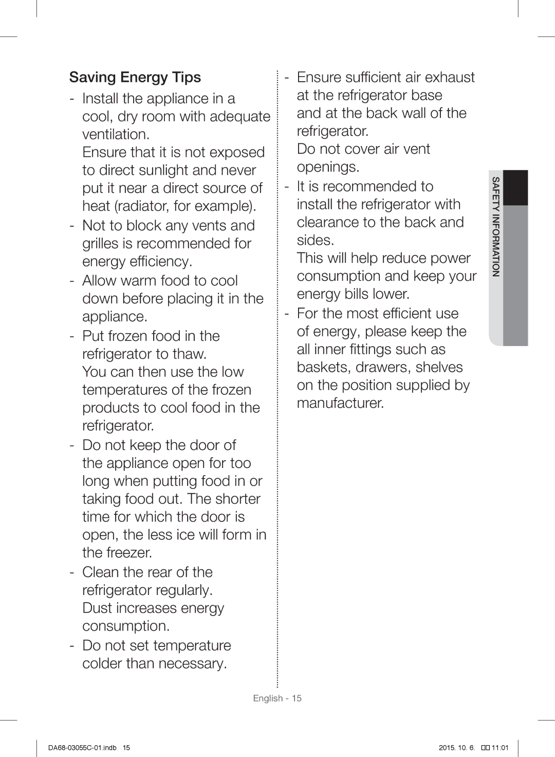 Samsung RF28HMELBSR/ML manual English 