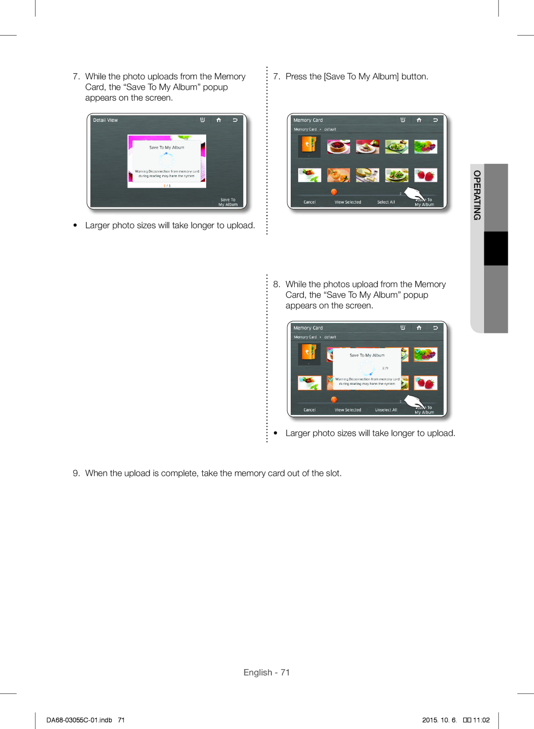 Samsung RF28HMELBSR/ML manual English 