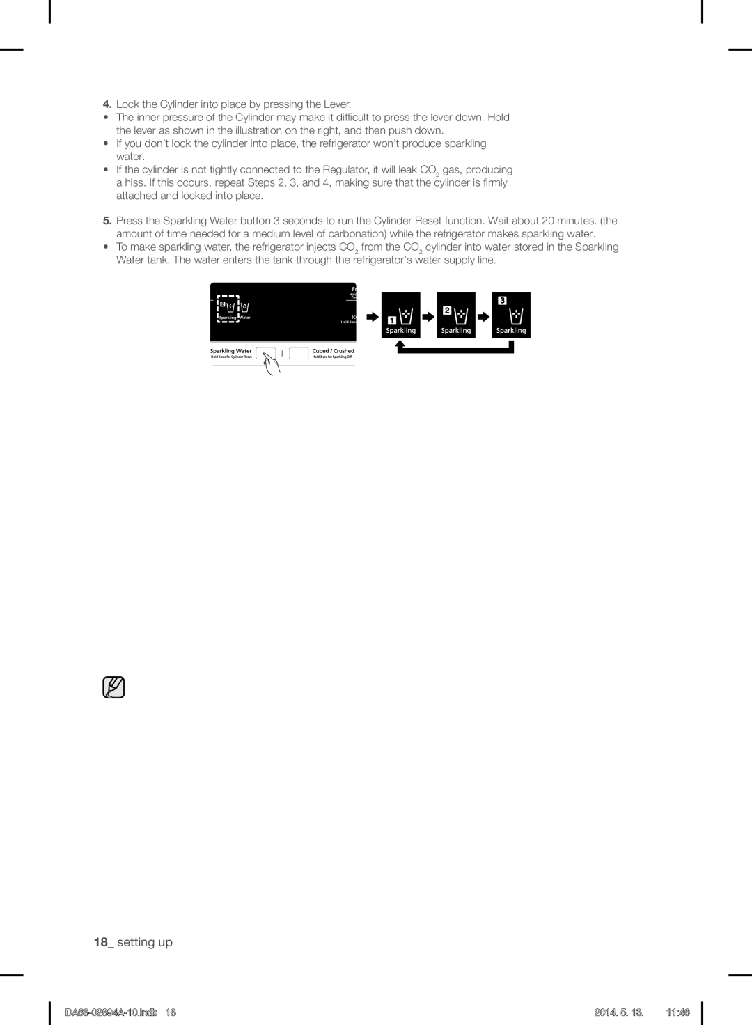 Samsung RF31FMESBSR user manual Completing the Set Up 