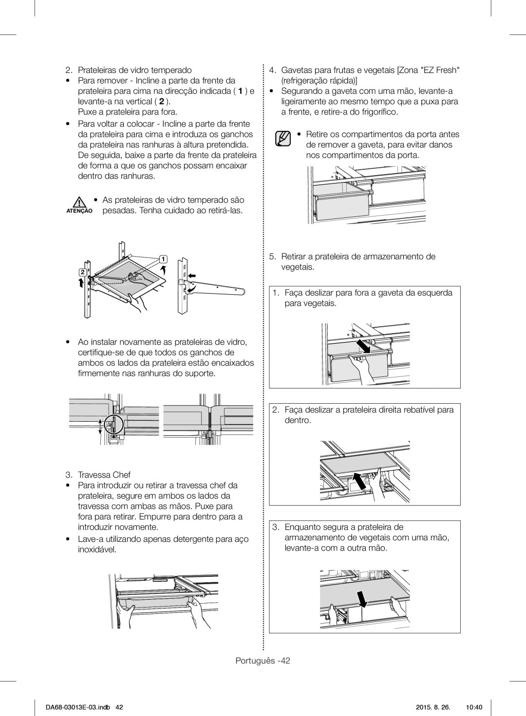 Samsung RF34H9950S4/ES manual Português 