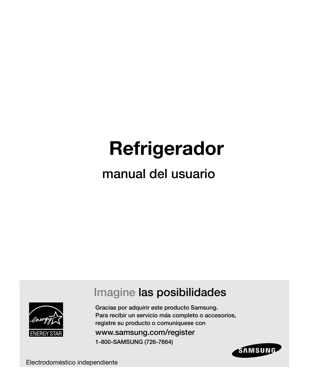 Samsung RF4267HA user manual Refrigerador 