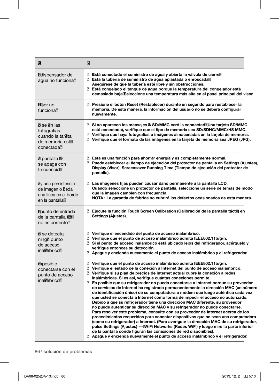 Samsung RF4289HAR user manual El dispensador de 