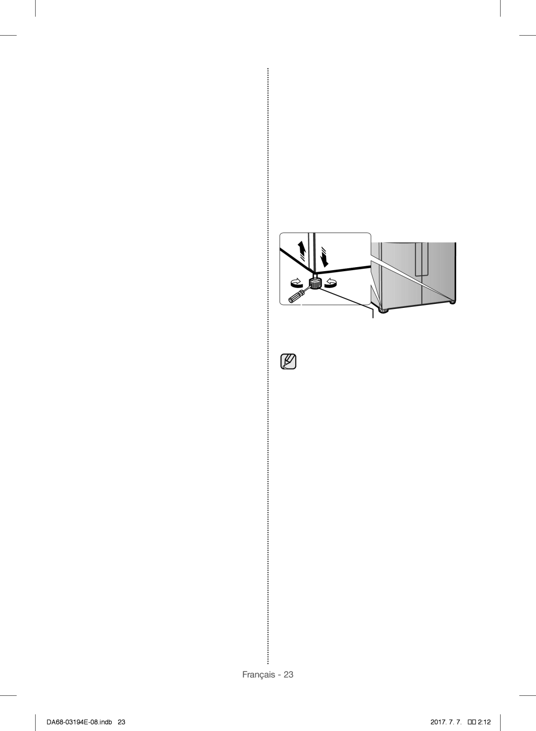 Samsung RF56J9040SR/EF manual Mise à niveau du réfrigérateur 