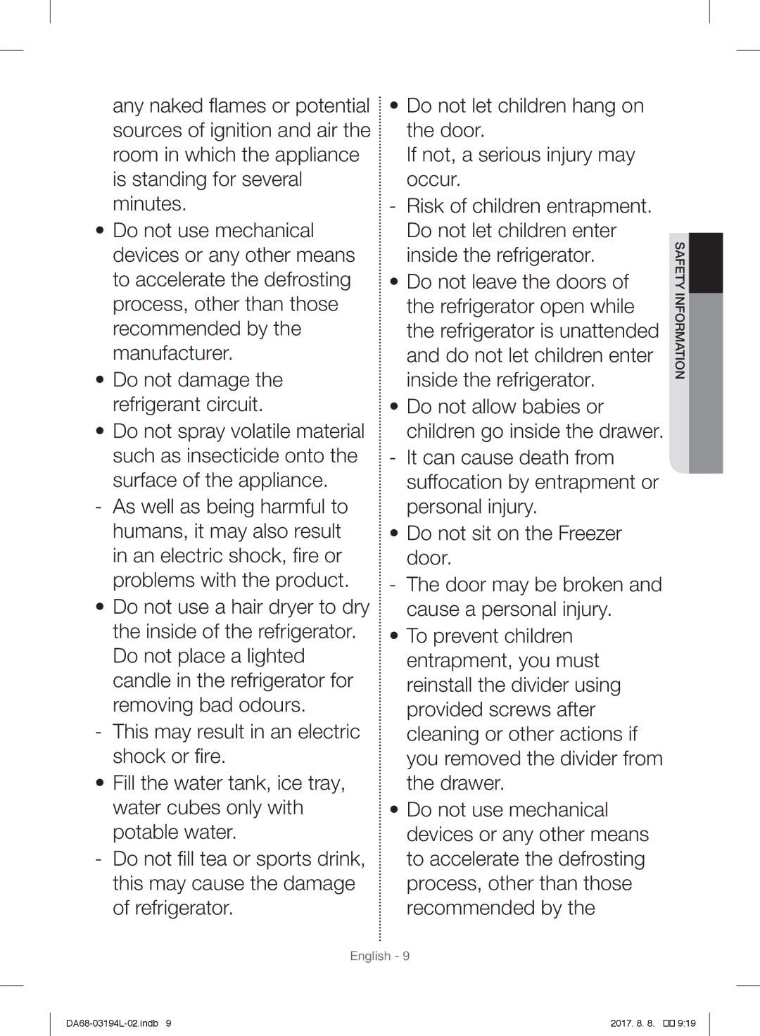 Samsung RF56J9071SR/WS manual English 