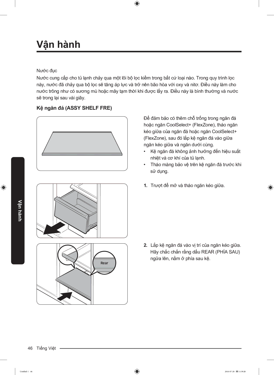 Samsung RF56K9041SG/SV manual Kệ ngăn đá Assy Shelf FRE 