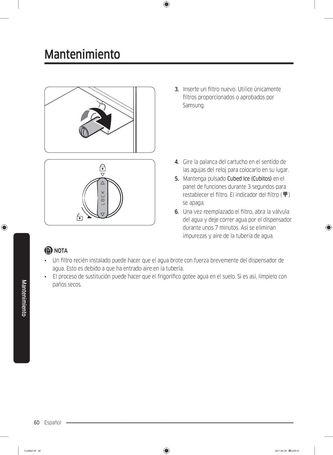 Samsung RF56K9041SR/ES manual Mantenimiento 