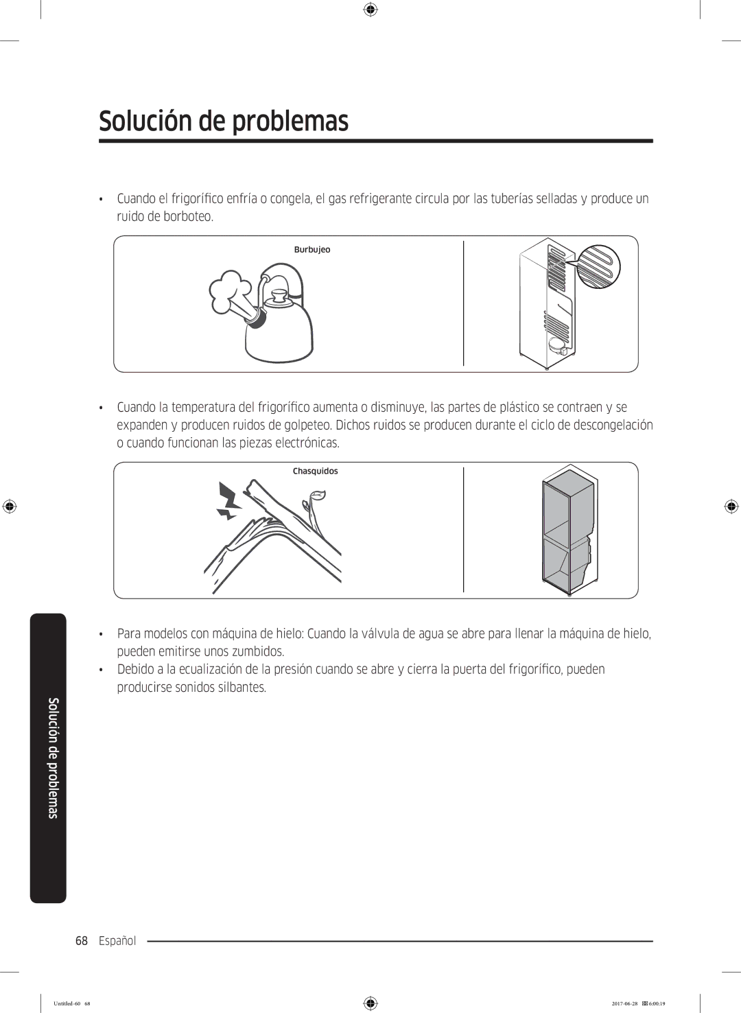 Samsung RF56K9041SR/ES manual Burbujeo 