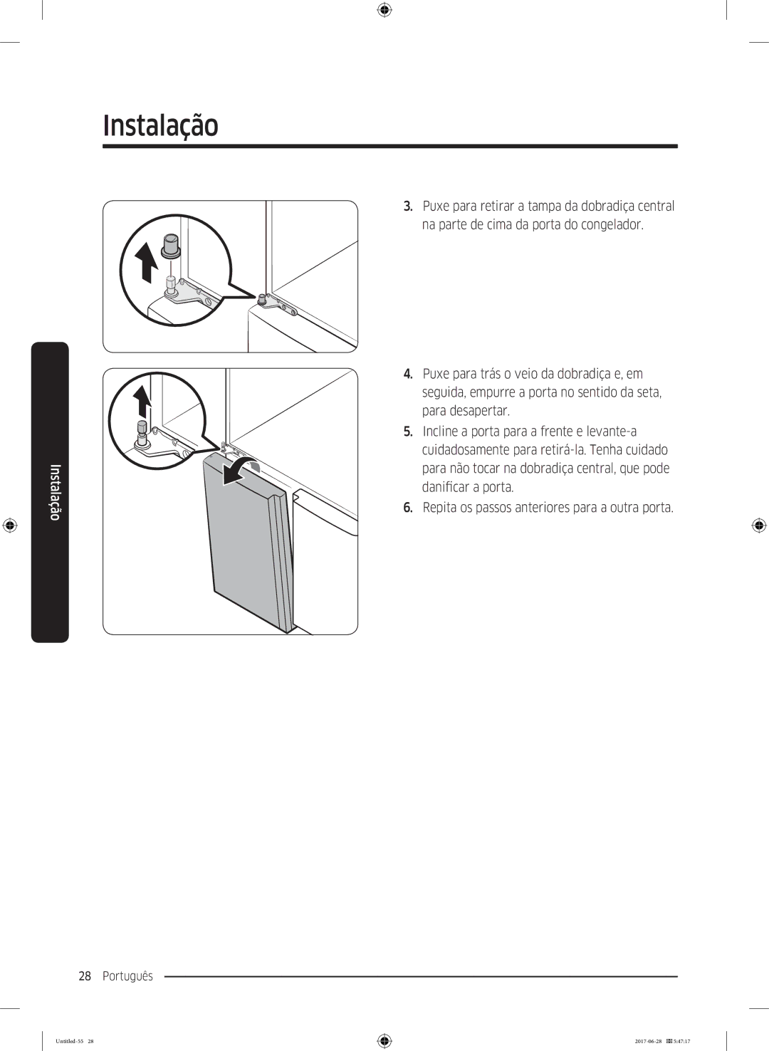 Samsung RF56K9041SR/ES manual Instalação 