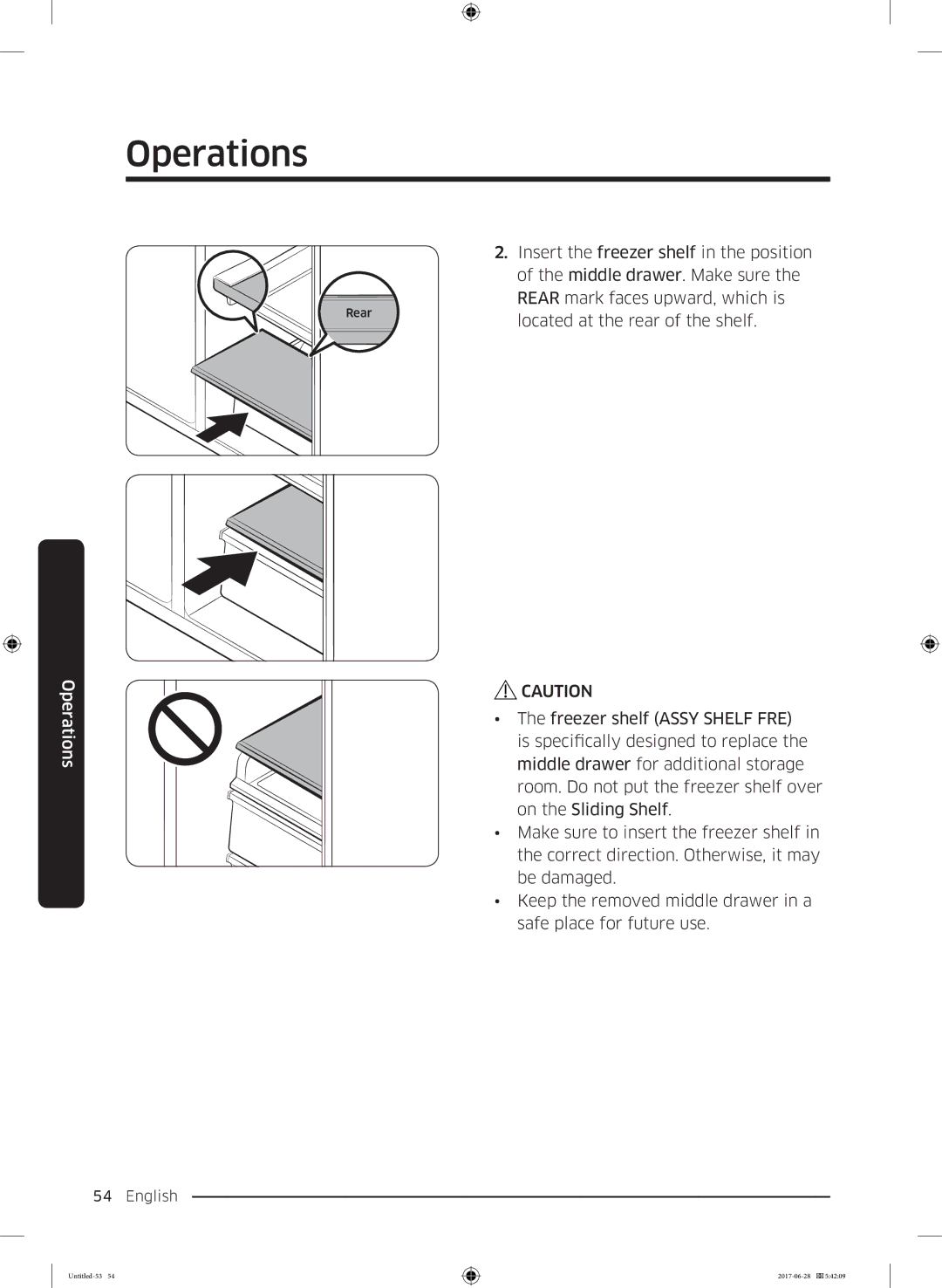 Samsung RF56K9041SR/ES manual Rear 