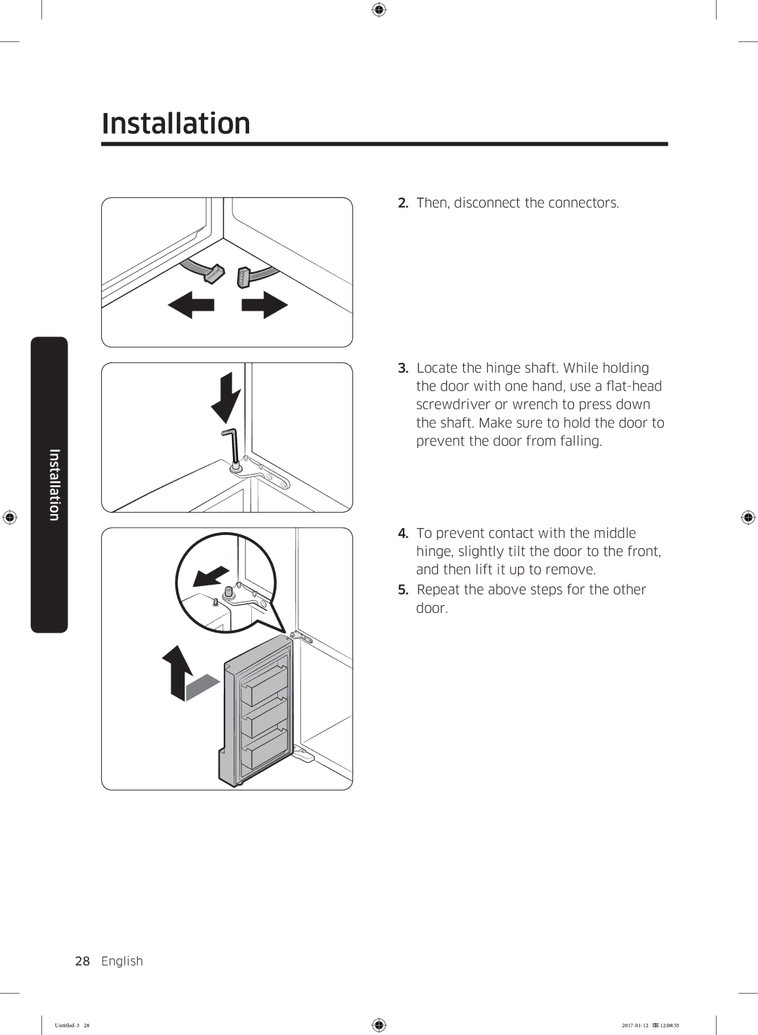 Samsung RF56K9540SR/EU manual Installation 