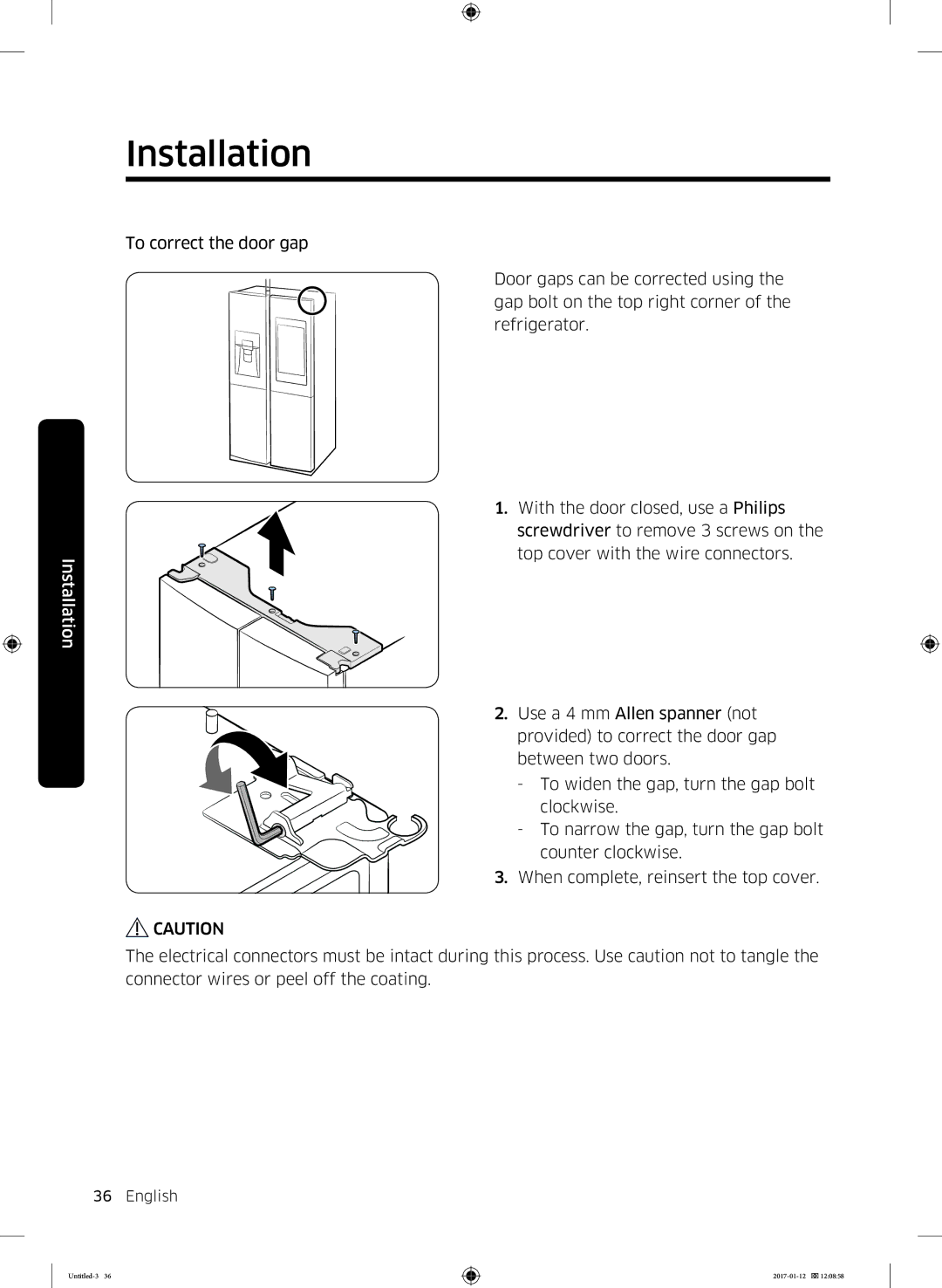 Samsung RF56K9540SR/EU manual Installation 