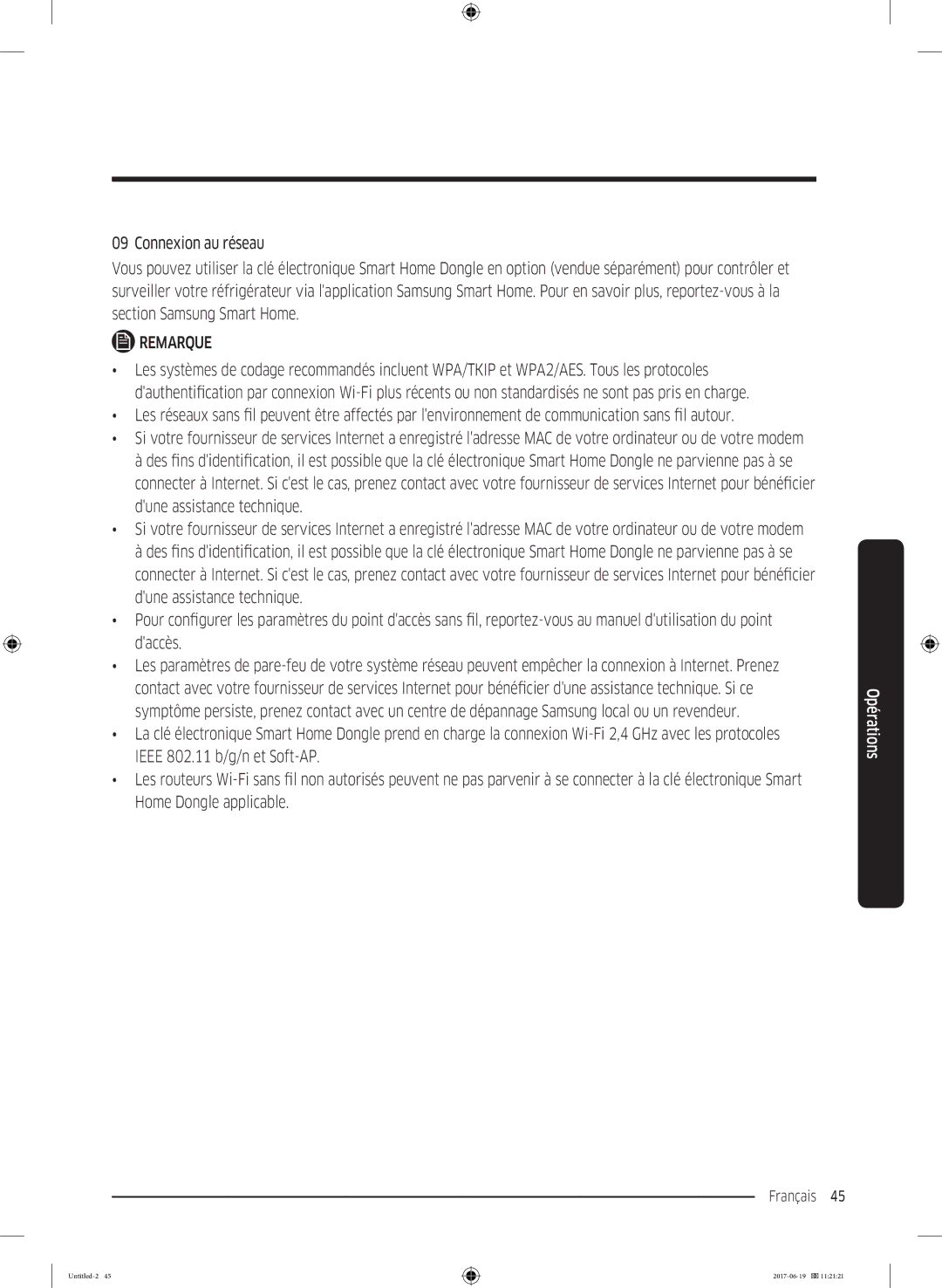 Samsung RF56M9380SG/EF manual Dauthentification par connexion 