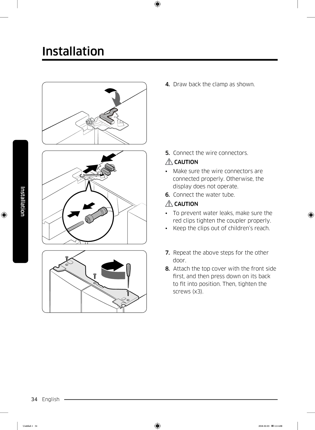 Samsung RF56N9740SR/EF manual Installation 