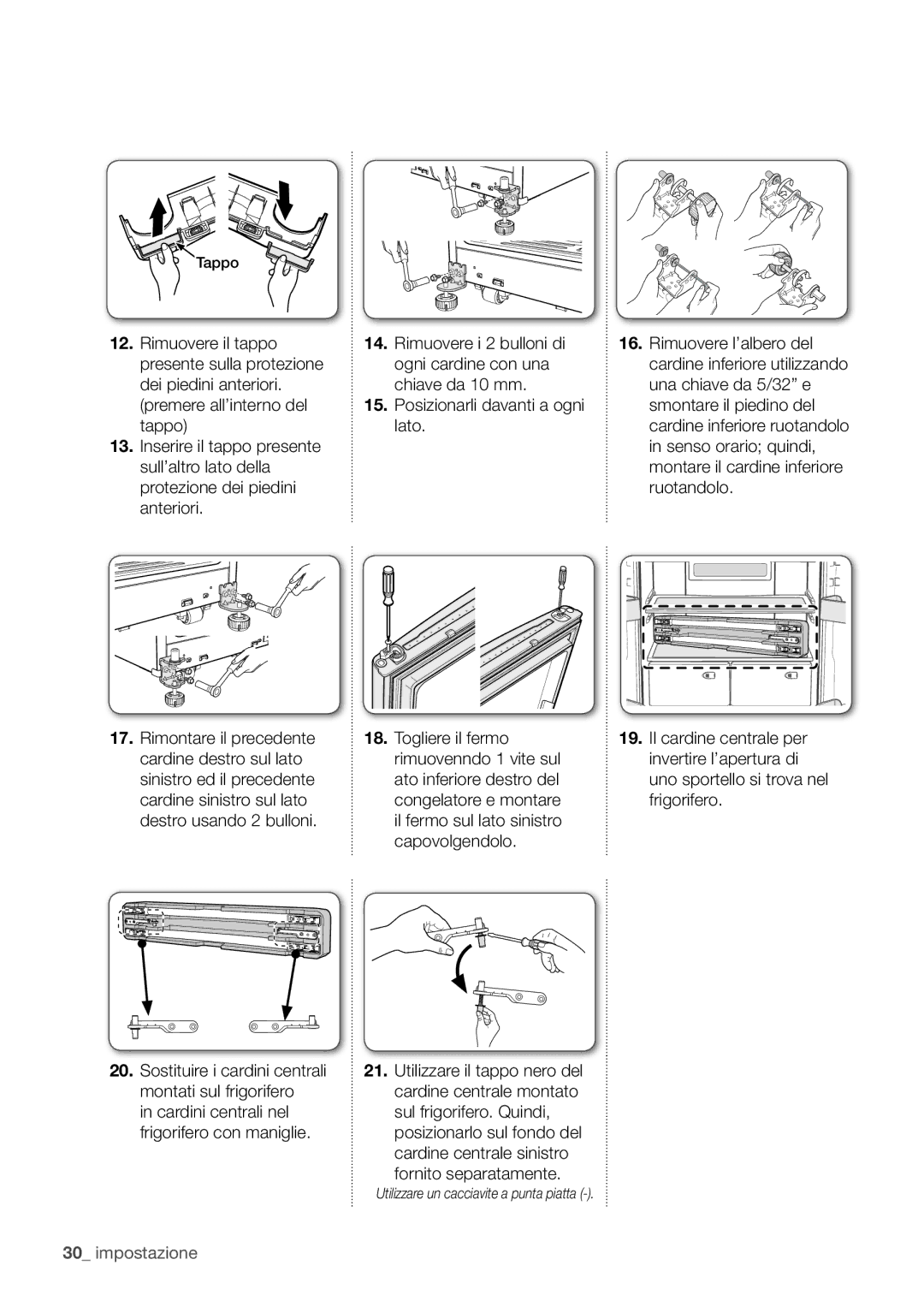 Samsung RF67VBPN1/XES, RF62UBRS1/XES, RF62UBPN1/XES manual Fornito separatamente 