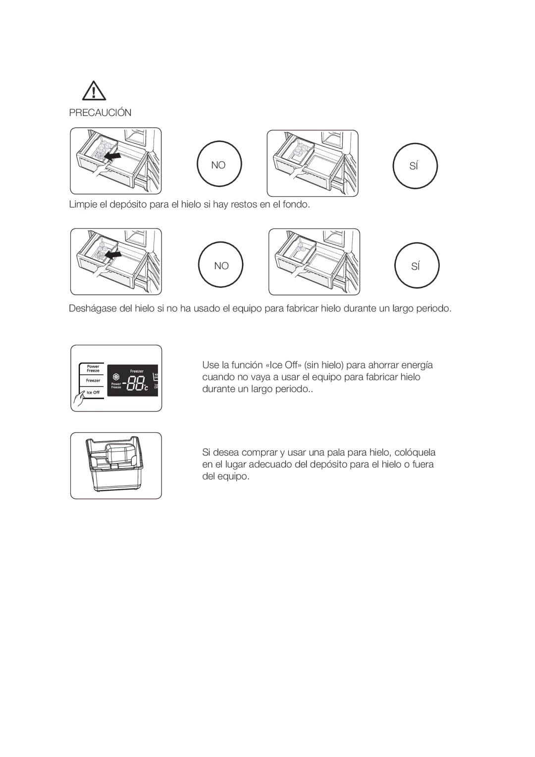 Samsung RF67VBPN1/XES manual Precaución 