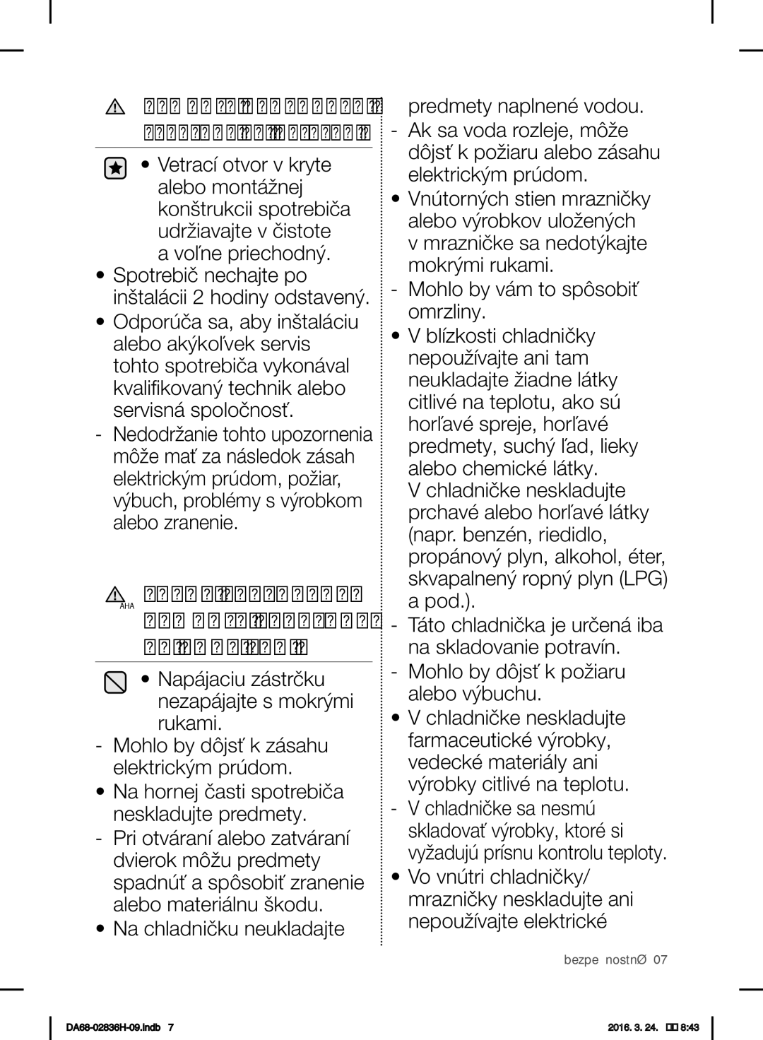 Samsung RF858VALASL/EF manual SA Používania 