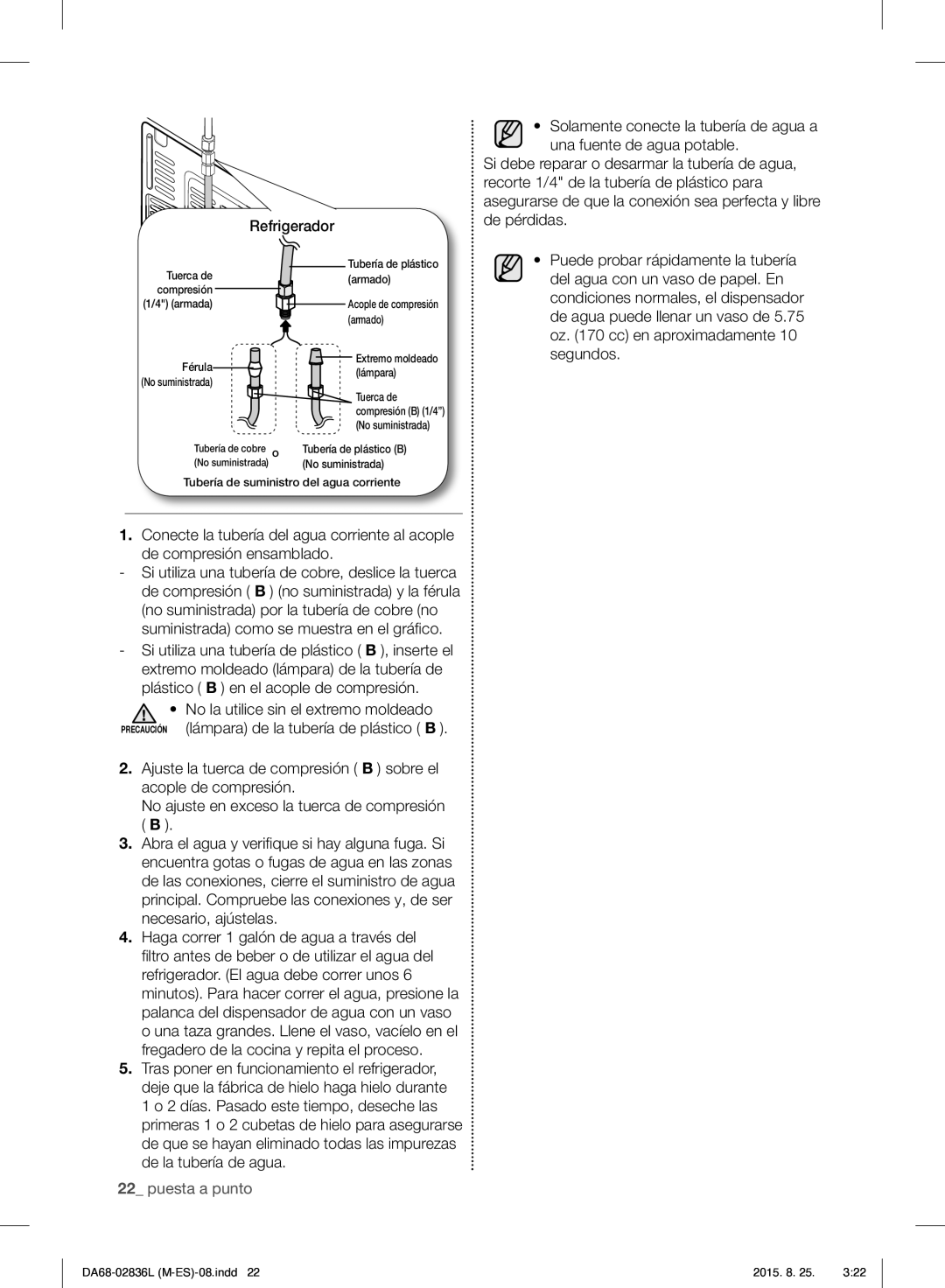 Samsung RF858VALASL/EU manual Refrigerador 