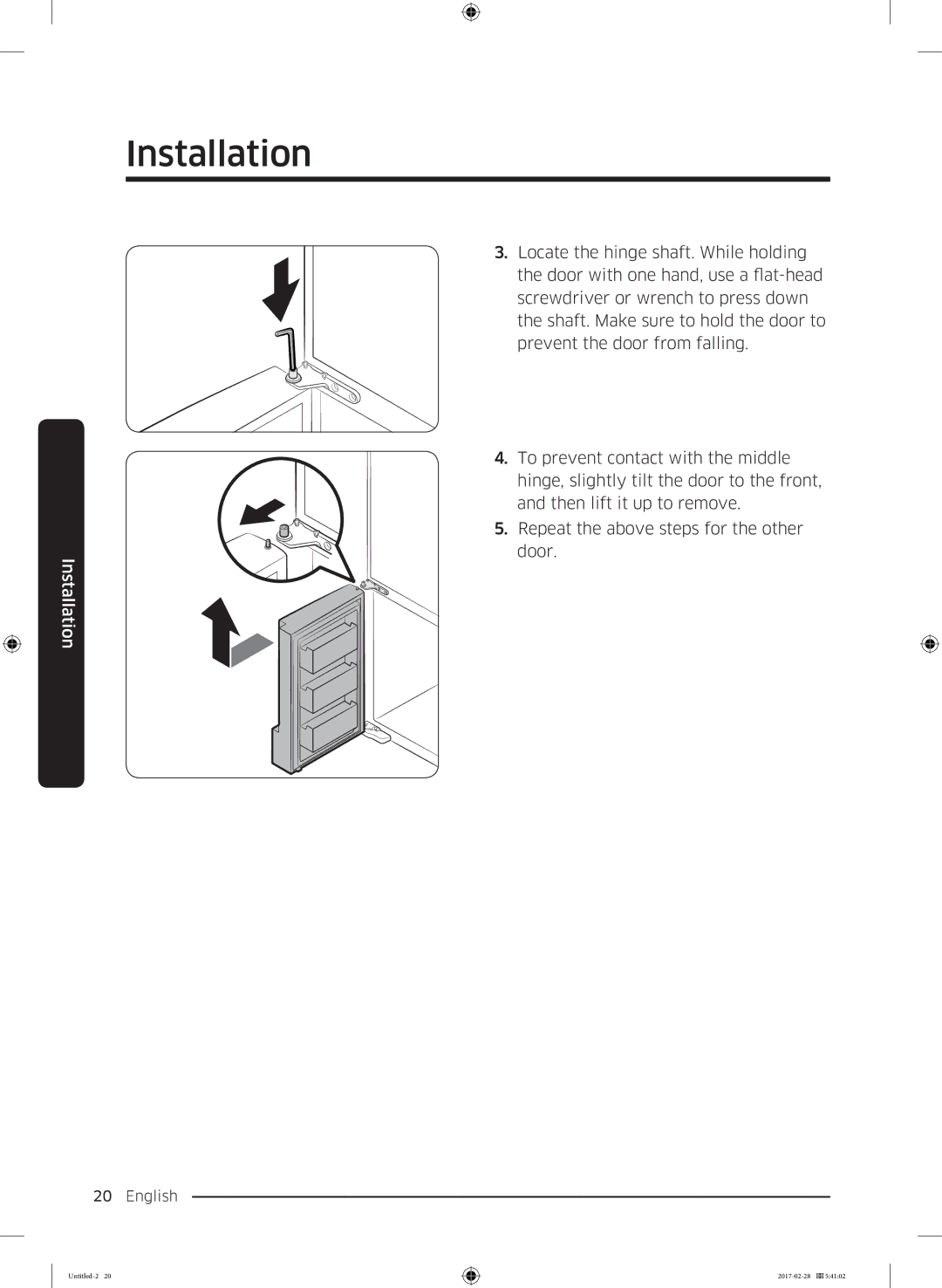 Samsung RF85K9002SR/ML manual Installation 