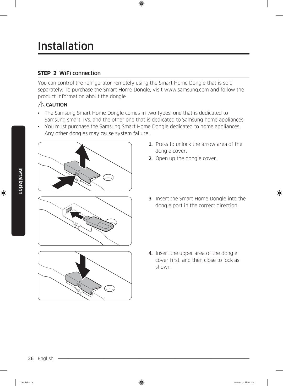 Samsung RF85K9002SR/ML manual WiFi connection 