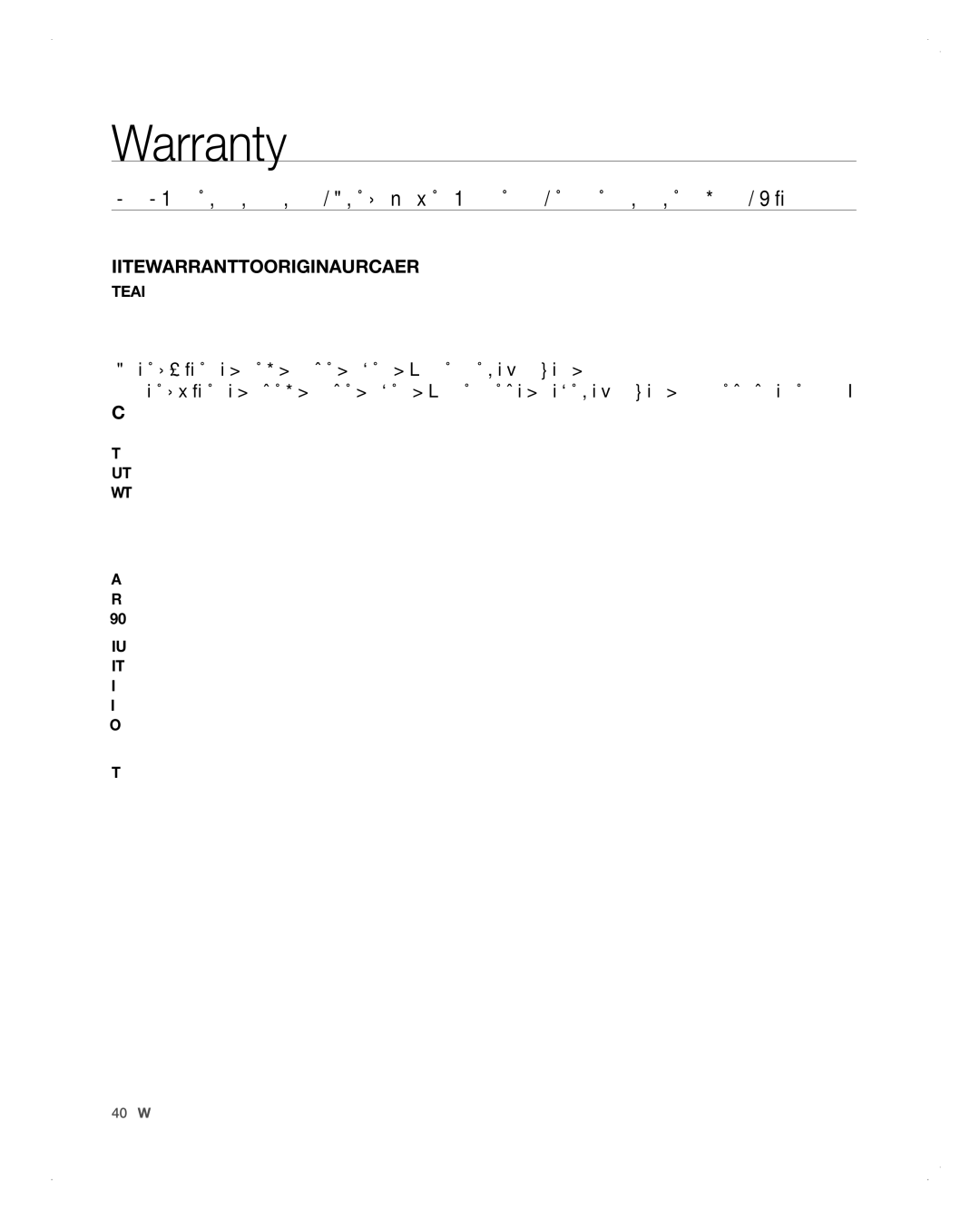 Samsung RFG298AARS user manual Warranty, SAMsunG REFRiGERAtoR 28.5 CubiC FEEt AnD Larger CAPACity 