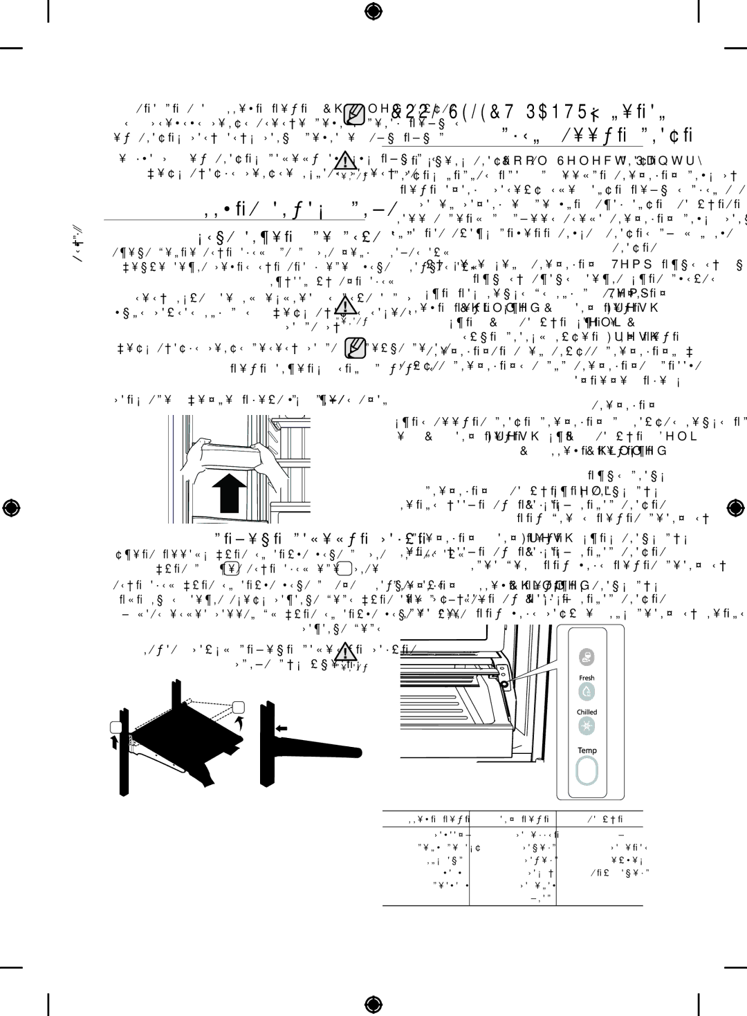 Samsung RFG29DEPN1/SML manual ררקמה ירזיבא תרסה, בלחה ירצומ אתו תלדה יאת.1, תמסוחמ תיכוכזמ םיפדמ.2, הרוטרפמט, ןצחל תריחב 