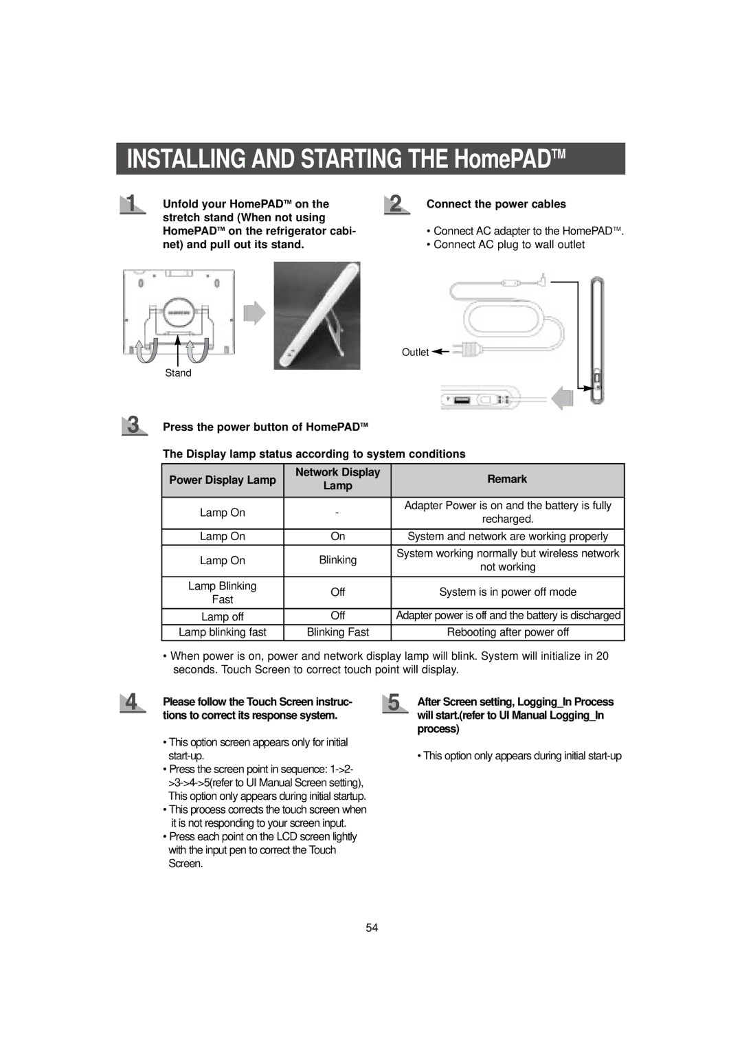 Samsung RH2777AT/XAA manual Off, This option screen appears only for initial start-up 