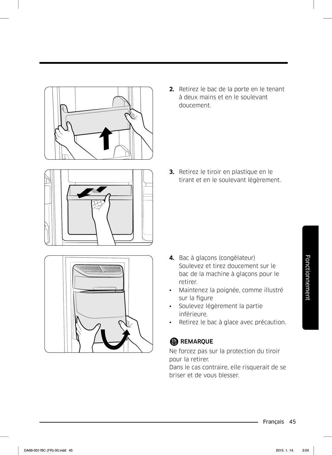 Samsung RH56J6917SL/EF manual Remarque 