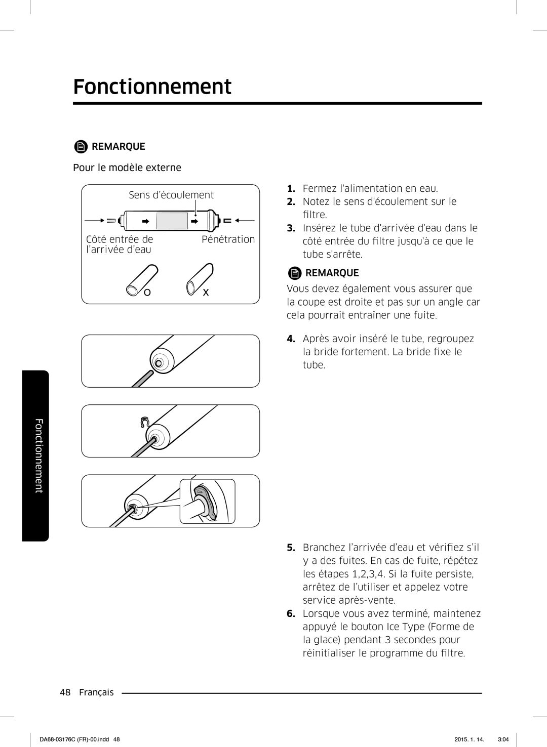 Samsung RH56J6917SL/EF manual Fonctionnement 