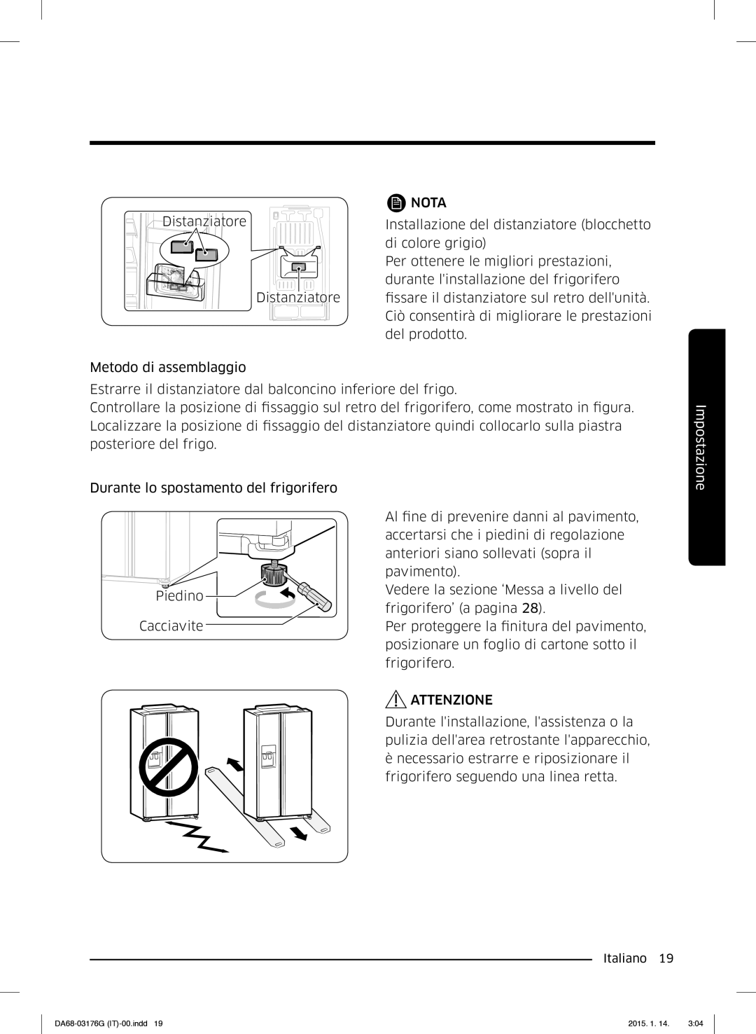 Samsung RH56J69187F/EF manual Nota 