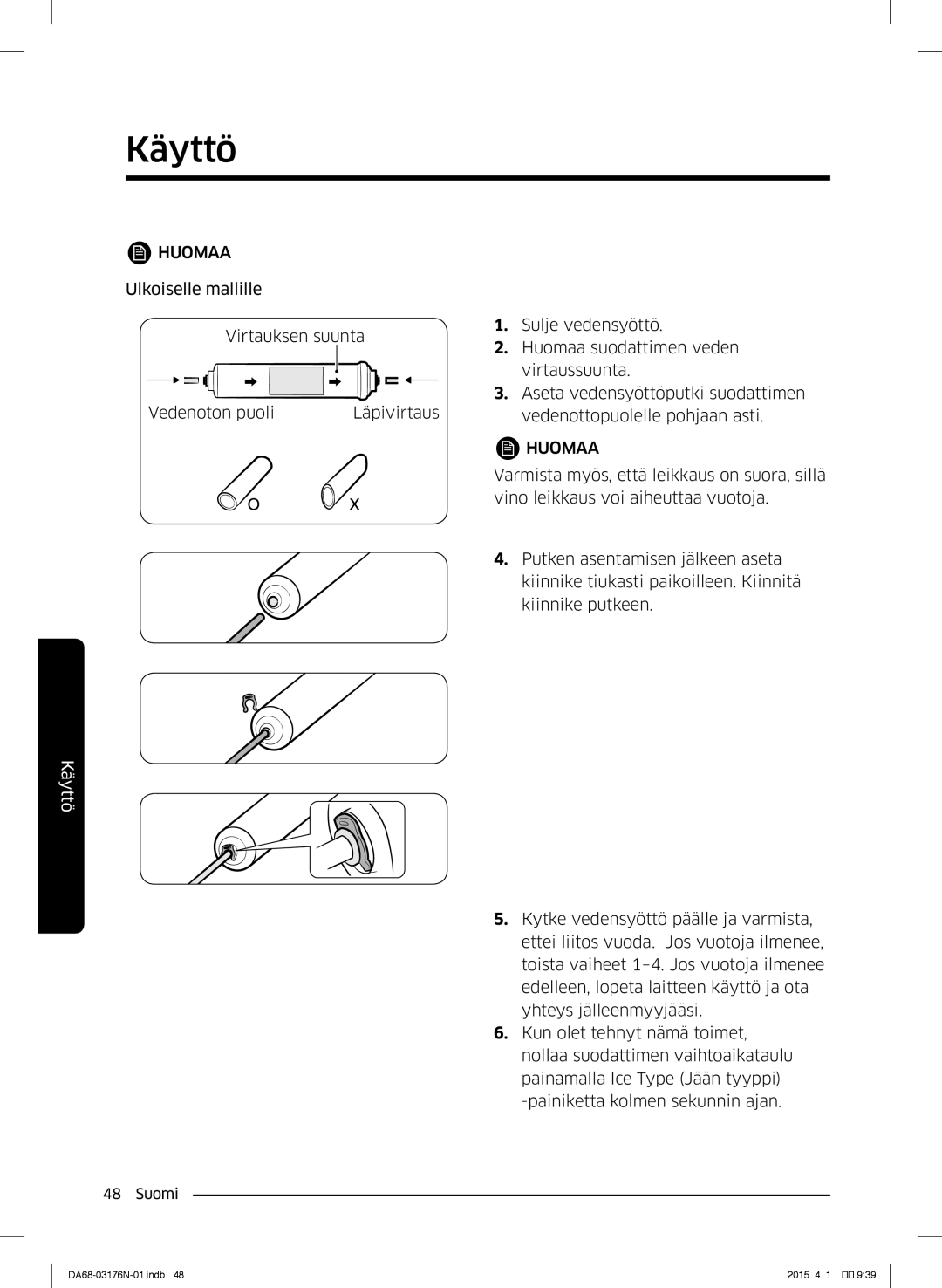 Samsung RH56J69187F/EF manual Käyttö 