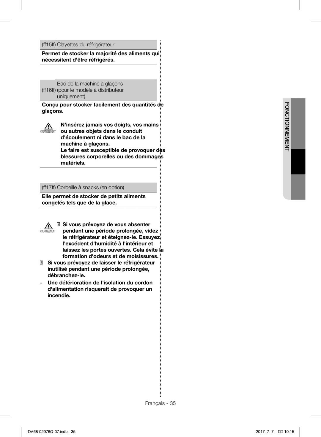 Samsung RH77H90507F/MR Clayettes du réfrigérateur, Uniquement, Conçu pour stocker facilement des quantités de glaçons 