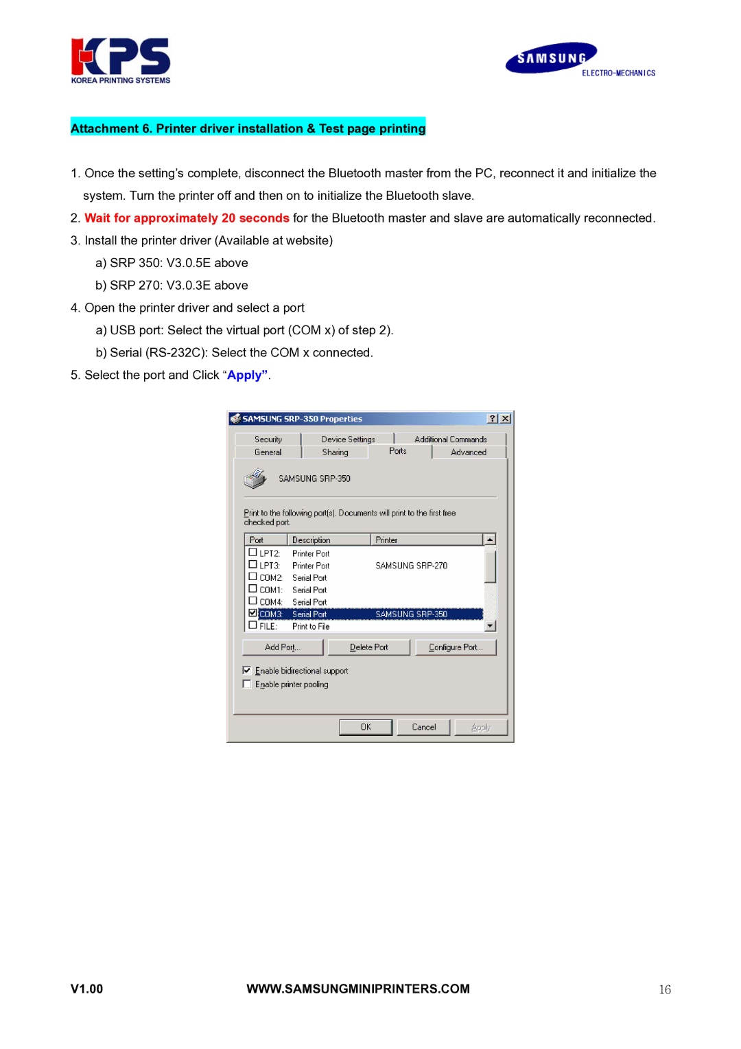 Samsung RIF-BT10 user manual V1.00 