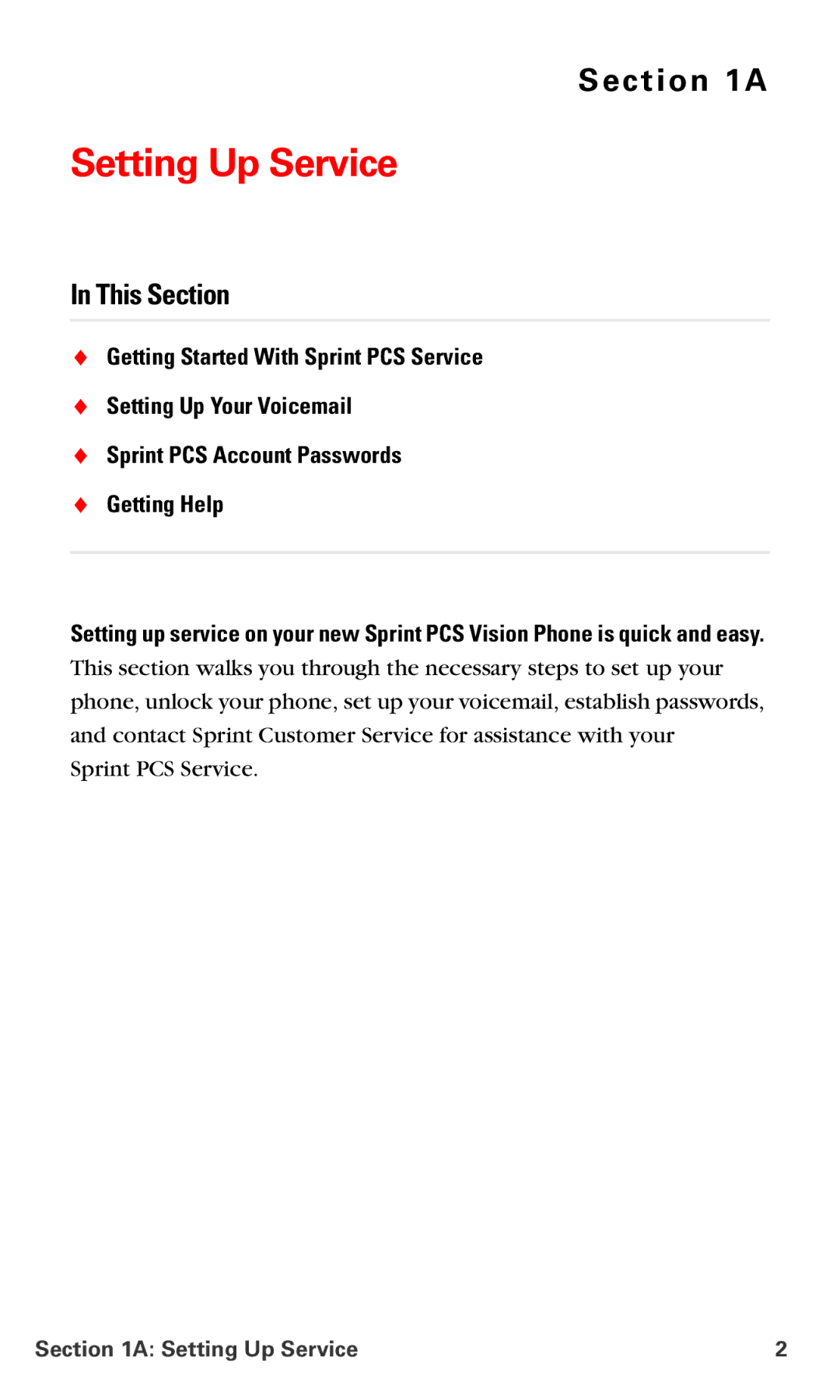 Samsung RL-A760 manual Setting Up Service 