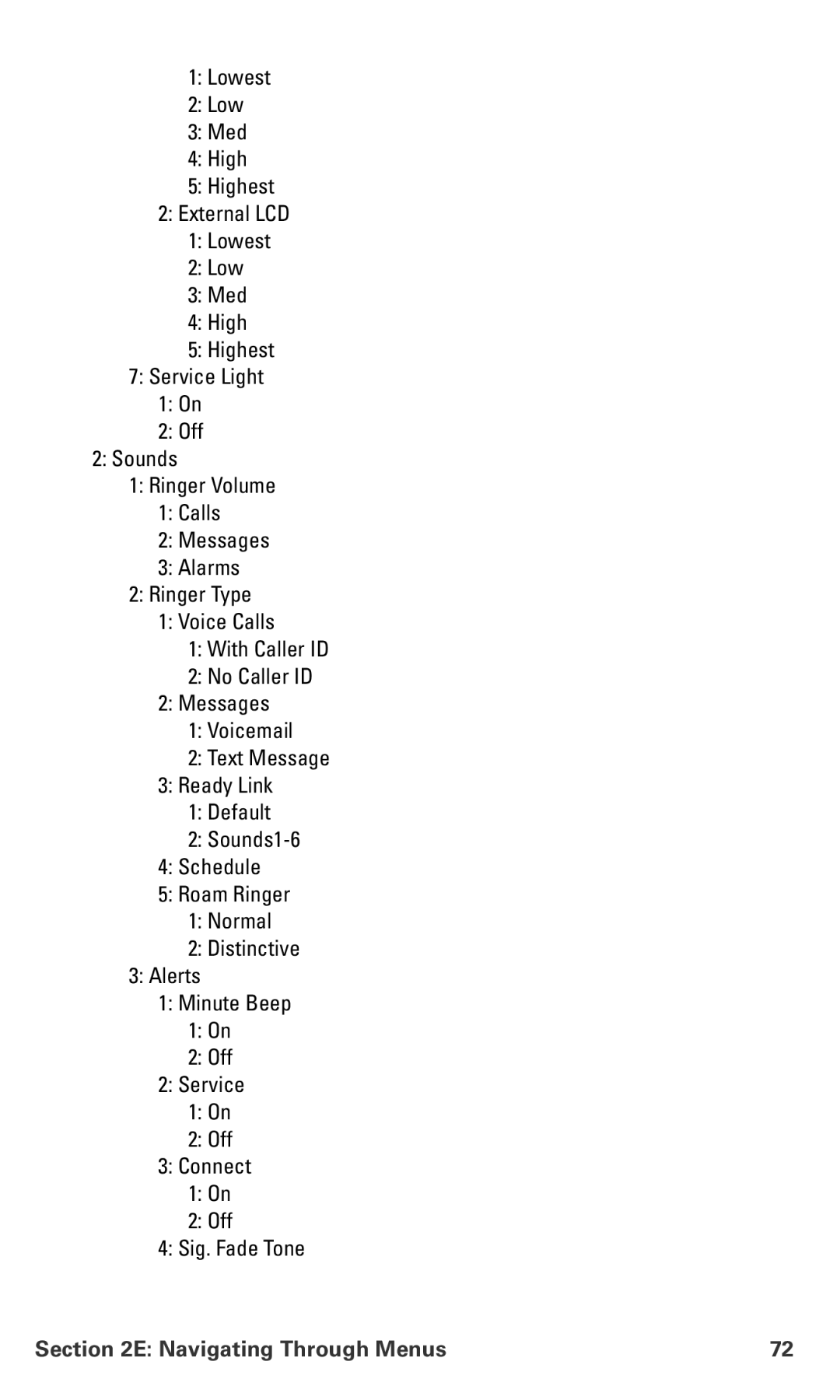 Samsung RL-A760 manual Navigating Through Menus 