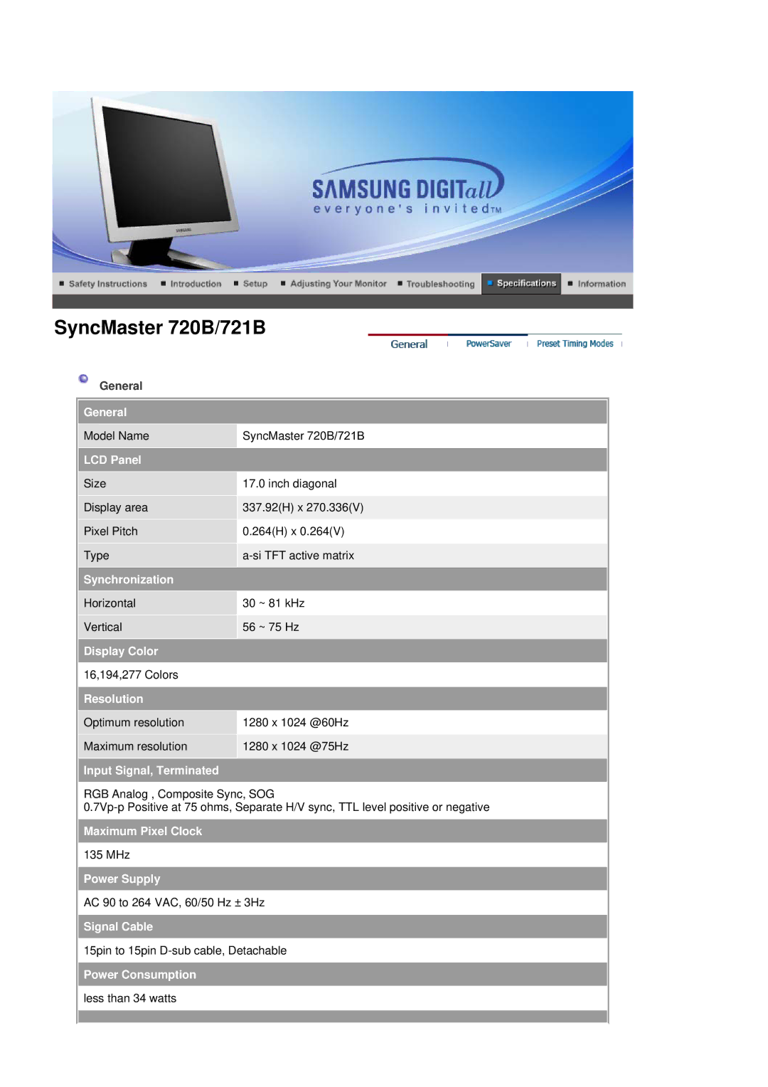 Samsung RL19PSQSQ/VNT, RL17ASUS/XSJ, RL19PSUSV/XSJ, RL19PSUSQ/EDC, RL17ASUS/EDC, RL17ASQS/EDC, RL19PSQSQ/EDC manual General 