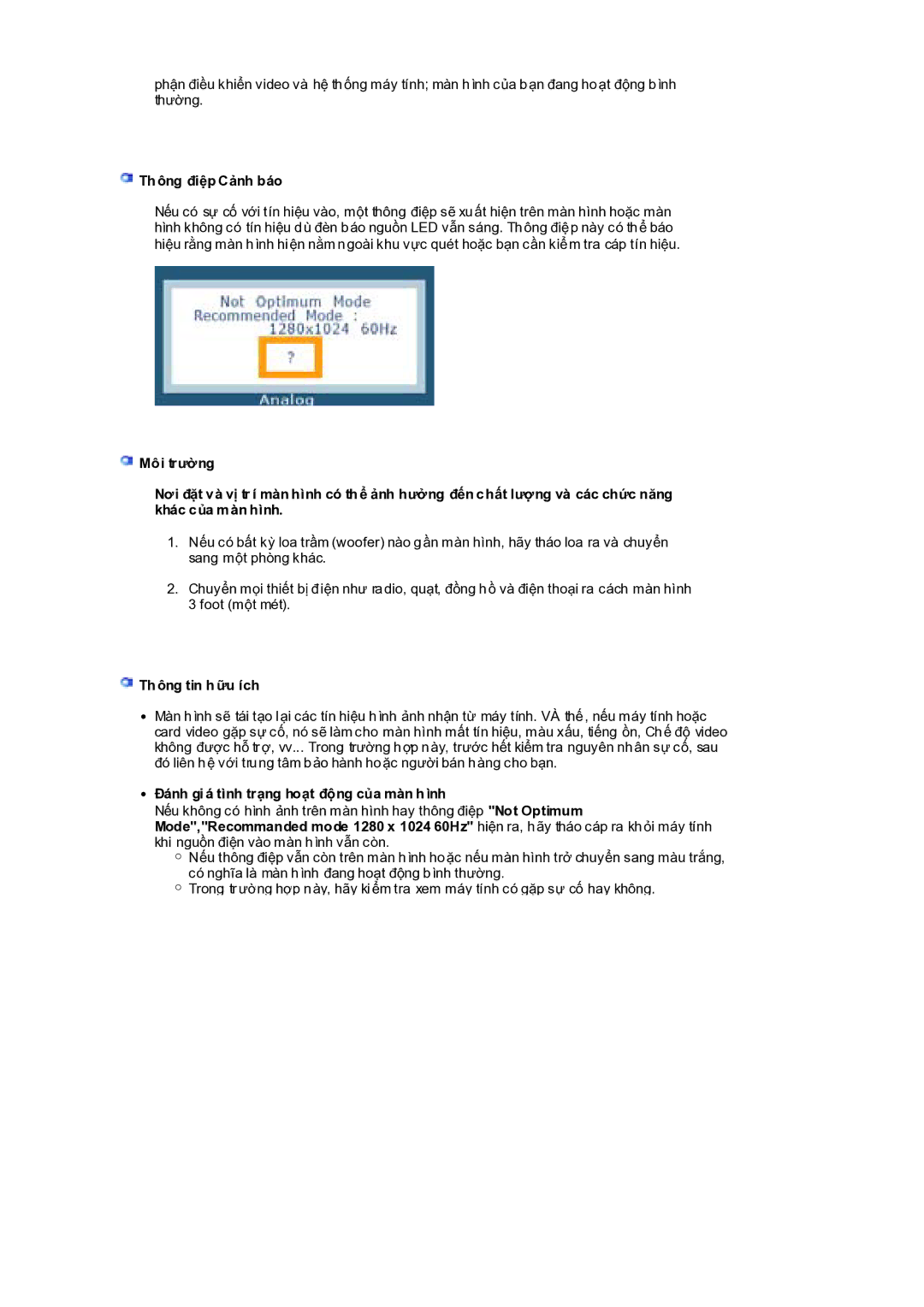 Samsung RL19PSQSQ/VNT, RL17PSQSQ/VNT manual Th ông ÿiӋp Cҧnh báo 